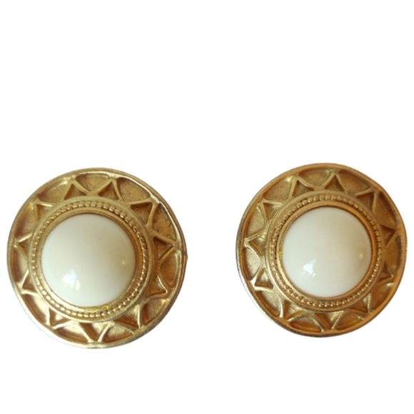Vintage Etruscan revival Earrings by Realm ( Ann King Lagos - Picture 3 of 10
